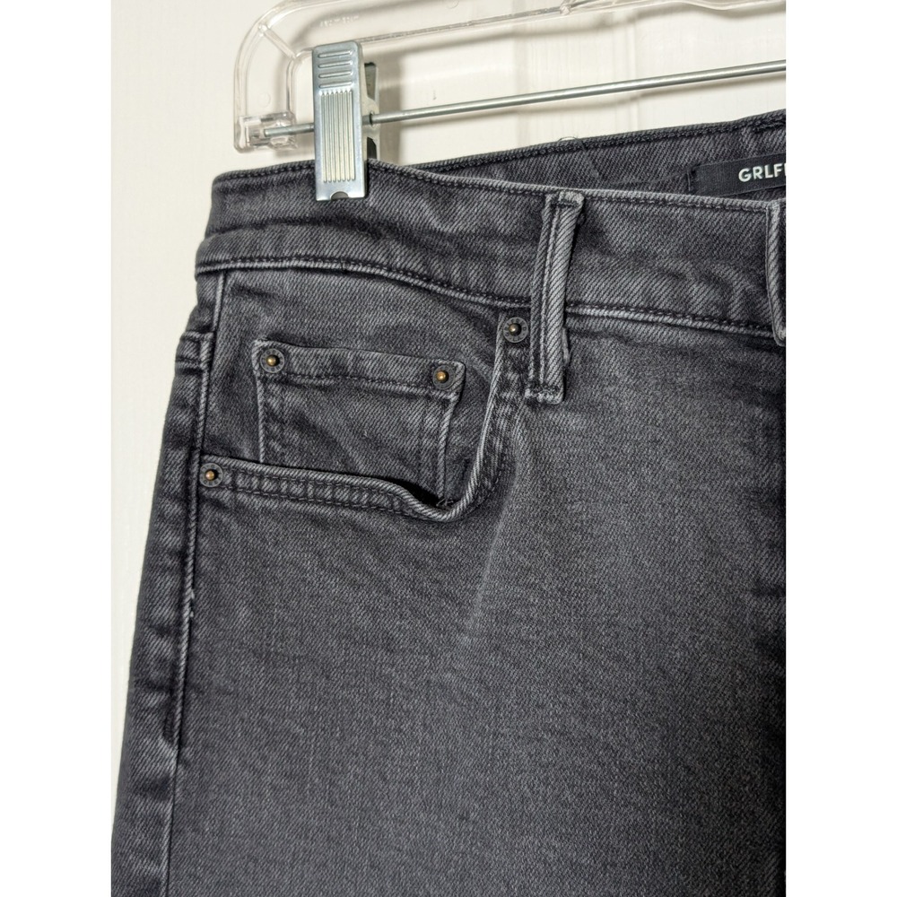 GRLFRND Karolina Button Fly Jeans In Nine Lives Wash Charcoal Womens 29‎ - Picture 4 of 14